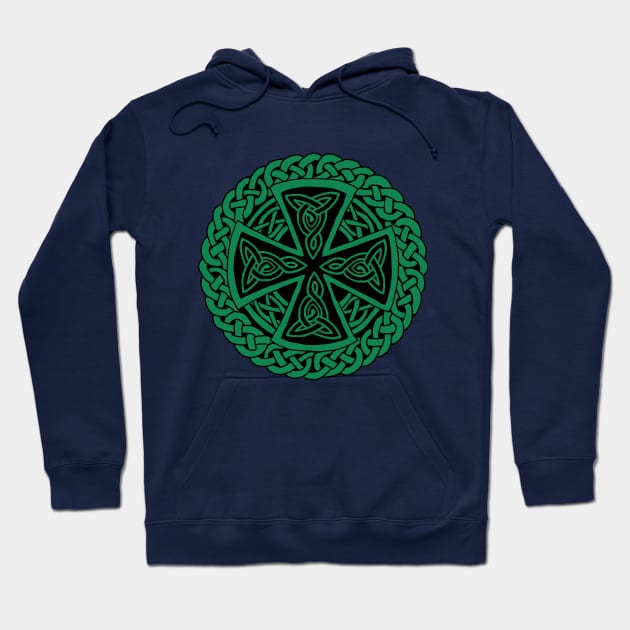 Celtic Cross Hoodie by Astrablink7